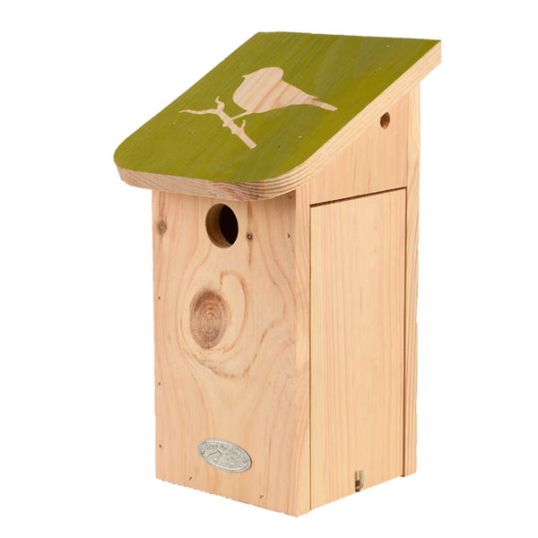 Pimpelmees Nestkast met Silhouetdak FSC100% | Esschert Design