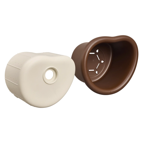 Organic vogelhuisje kastanje bruin – nestkast voor koolmezen & pimpelmezen | Duurzaam gerecycled kunststof & weerbestendig