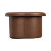 Organic vogelvoeder kastanje bruin – vogelvoerhuisje & vogelbad voor tuin & balkon | Duurzaam gerecycled kunststof & weerbestendig