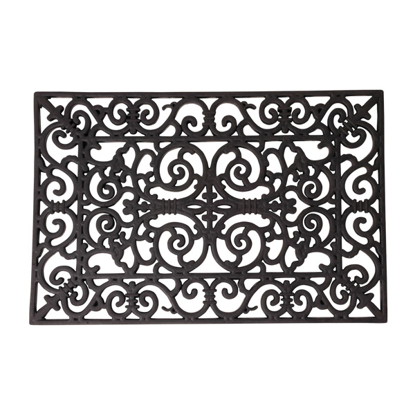 Deurmat rubber rechthoekig L