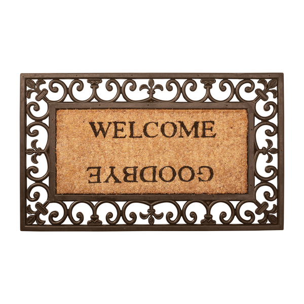 Deurmat "Welcome/Goodbye"