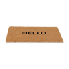 Deurmat kokos "hello"