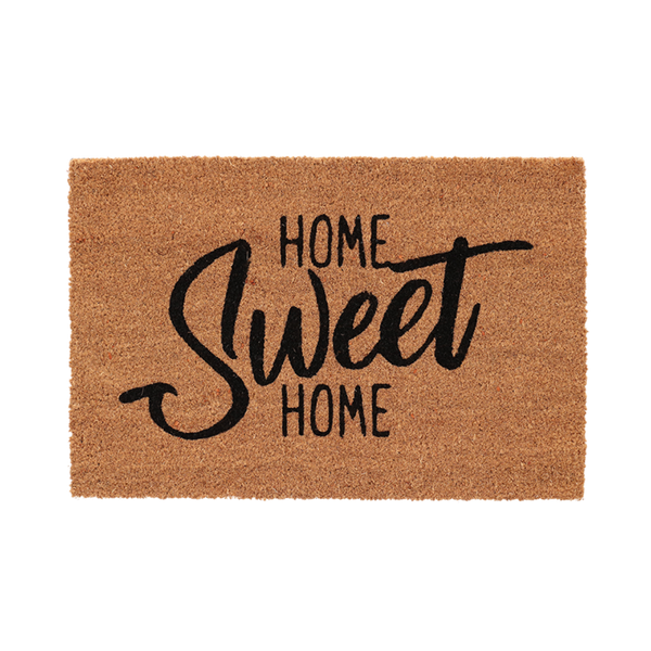 Deurmat kokos "home sweet home"