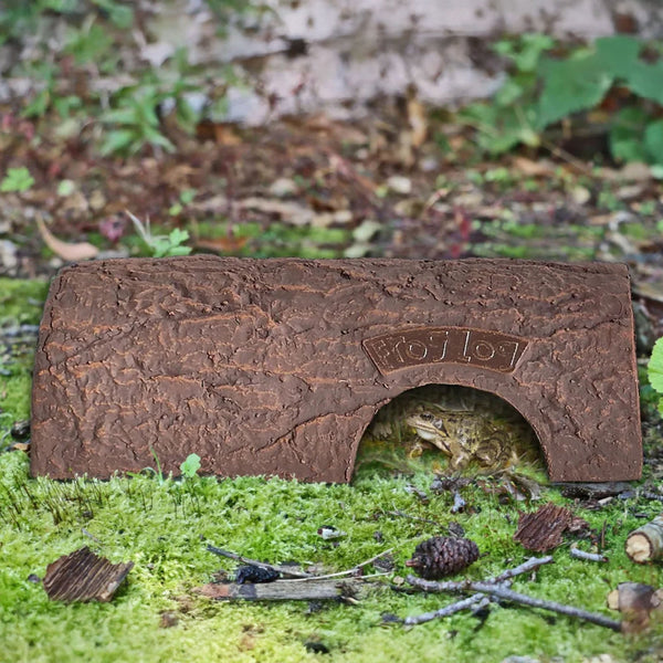 Frog Log schuilplaats voor kikkers – boomstamlook | Wildlife World