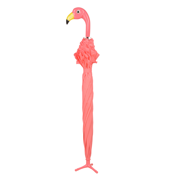 Paraplu flamingo met ruches