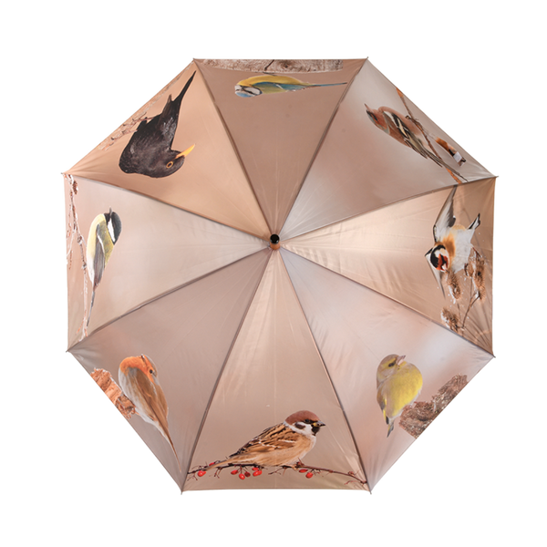 Wintervogels paraplu