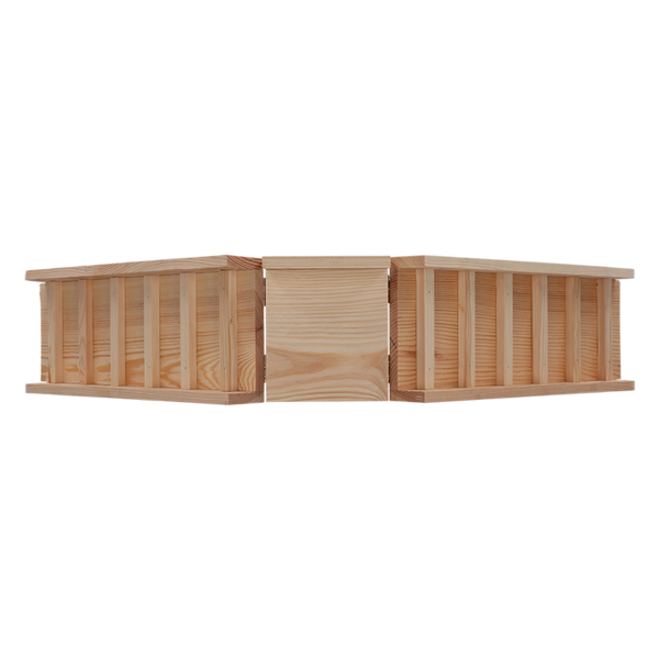 Esschert Design Egeltrap – FSC Grenenhouten trap 95×15,5×7,5 cm