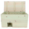 Esschert Design Egelhuis XL – FSC-houten egelhuis 78,5×38,5×41,5 cm