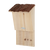 Esschert Design Vleermuiskast Boomschorsdak – Houten vleermuiskast 19,5×15,5×39,5 cm
