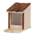 Esschert Design Eekhoornvoederhuis Boomschorsdak – Houten eekhoornvoederhuis 22,5×11,8×17,8 cm