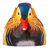 DecoBird Mandarijneend – handgesneden houten vogel 22,5 cm