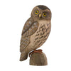 Vogelbeeldje Steenuil – Handgesneden Houten Decoratievogel | DecoBird Wildlife Garden