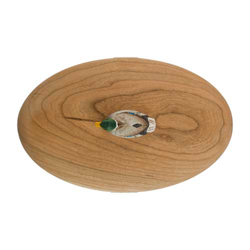 Houten kist wilde eend