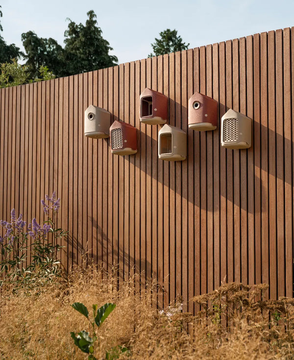 Cosy vogelhuisje toscaans rood – nestkast voor koolmezen & pimpelmezen | Duurzaam gerecycled kunststof & weerbestendig