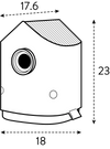 Cosy vogelhuisje paddenstoel beige – nestkast voor koolmezen & pimpelmezen | Duurzaam gerecycled kunststof & weerbestendig