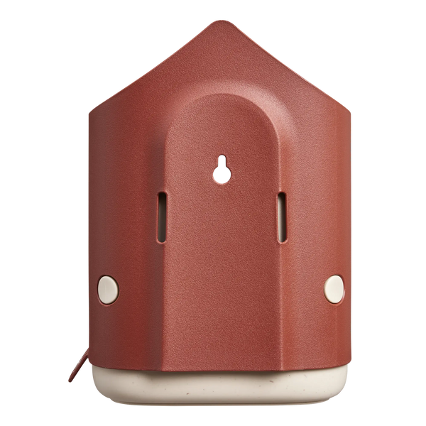 Cosy insectenhotel Toscaans rood – voor solitaire bijen, lieveheersbeestjes & gaasvliegen | Duurzaam gerecycled kunststof