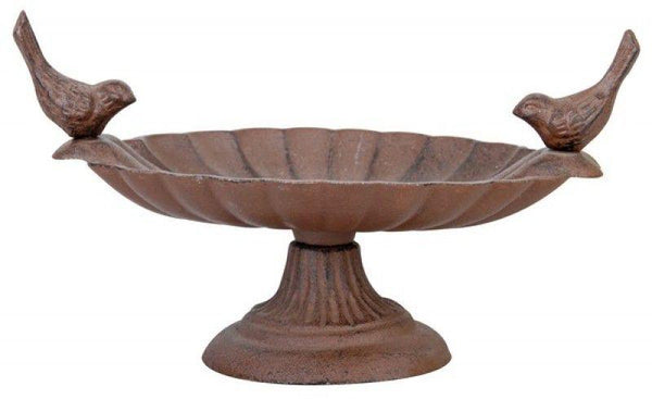 Vogelbad op Voet Gietijzer 13,1cm – Sierlijk Model | Esschert Design