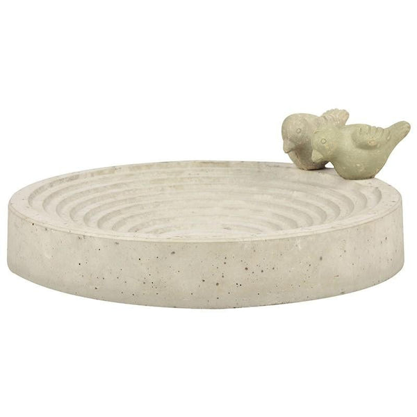 Vogelbad Beton met Treden – Geschenkverpakking | Esschert Design