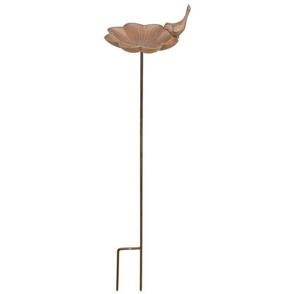 Vogelbad gietijzer op pin groot