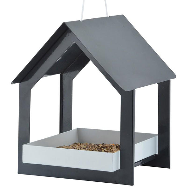 Esschert design - voedertafel hangend antraciet/wi