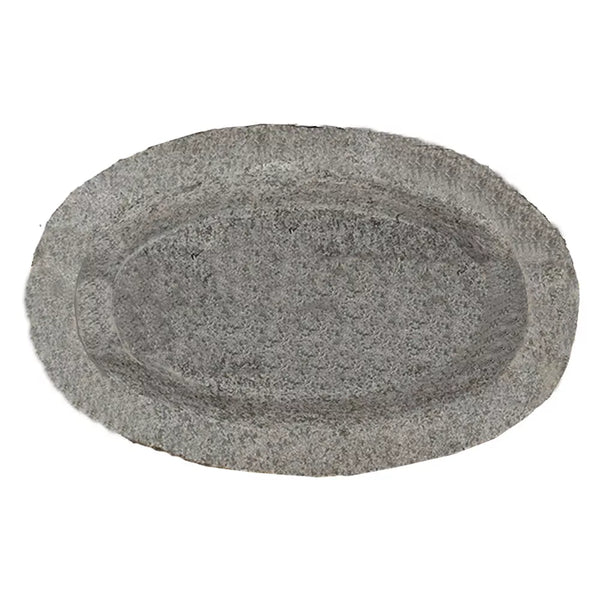 Vogelbad graniet ovaal