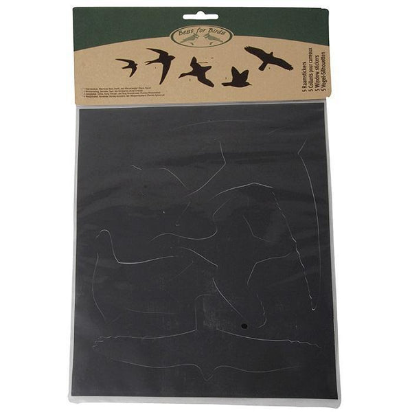 Esschert Design - Vogelstickers zwart 5 stuks