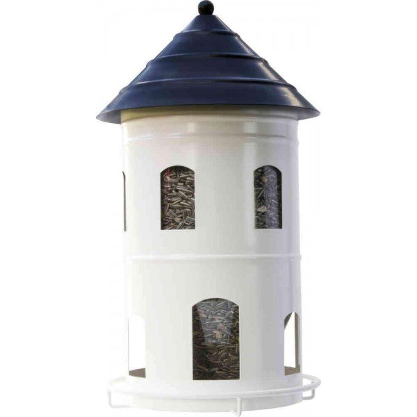 Grote Vogelvoedersilo XL Wit - 6 Liter Voercontainer | Wildlife Garden