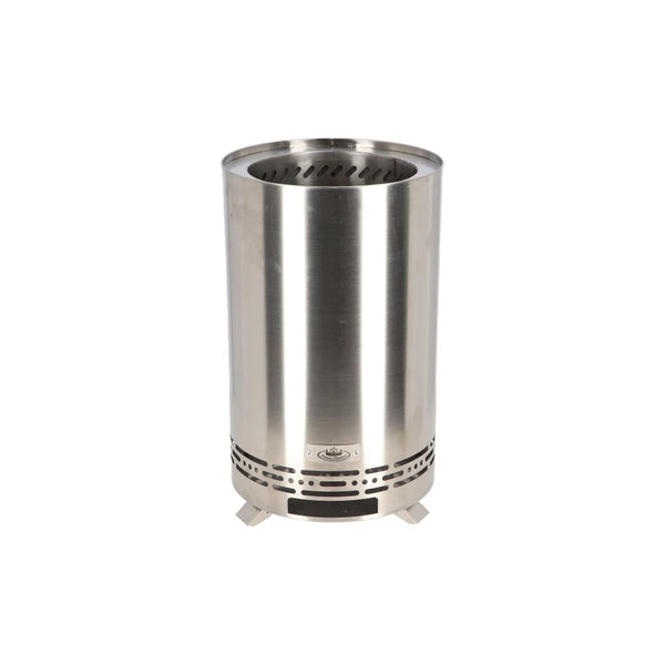 Rookarme vuurkorf M zilver voor houtpellets – Esschert Design FF669
