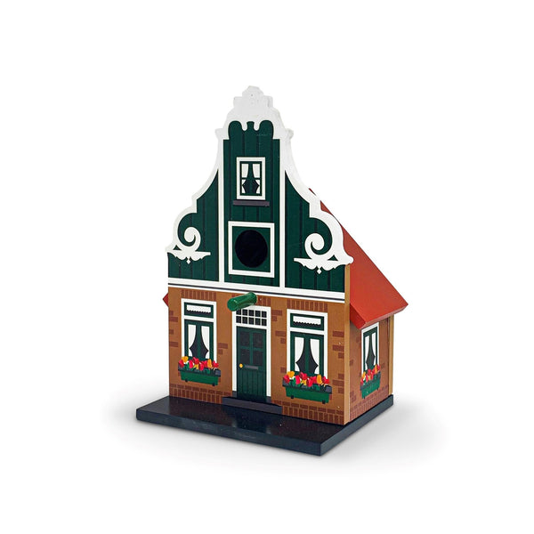 Vogelhuis stenen klokgevel Zaans