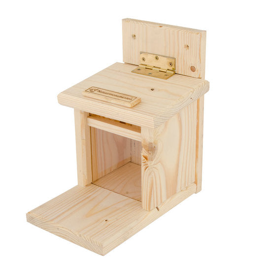 Natuurmonumenten Houten eekhoorn voederhuis