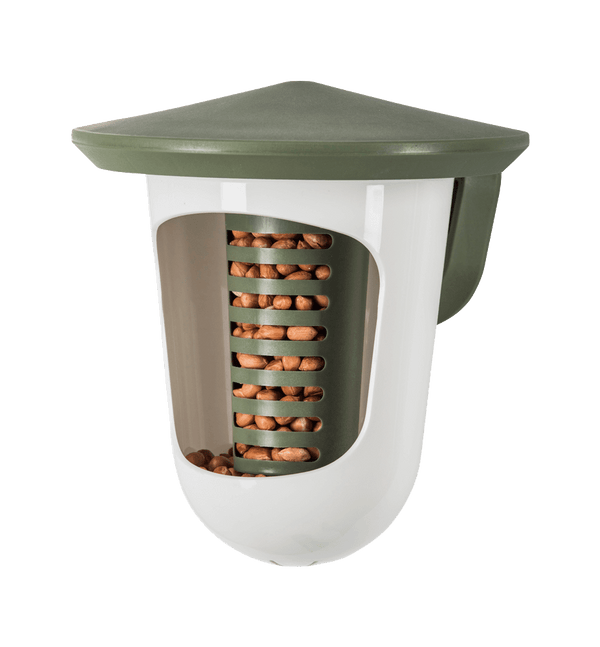 Vogelvoedersilo Multi FeedR 2-in-1 Groen/Wit | SingingFriend