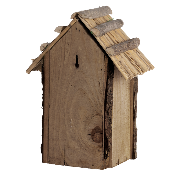 Koolmees Nestkast Rieten Dak 31cm | Esschert Design