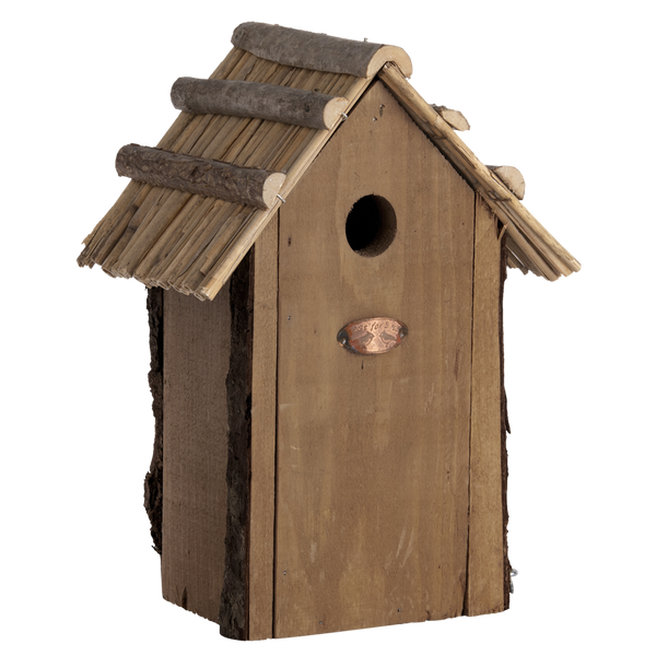 Koolmees Nestkast Rieten Dak 31cm | Esschert Design