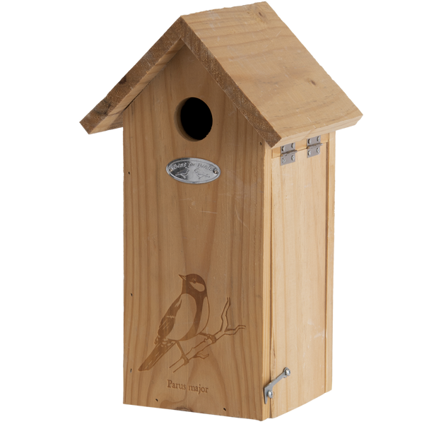 Koolmees Nestkast met Silhouet 32mm | Esschert Design
