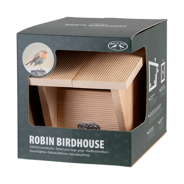 Roodborst Nestkast in Cadeaudoos | Esschert Design