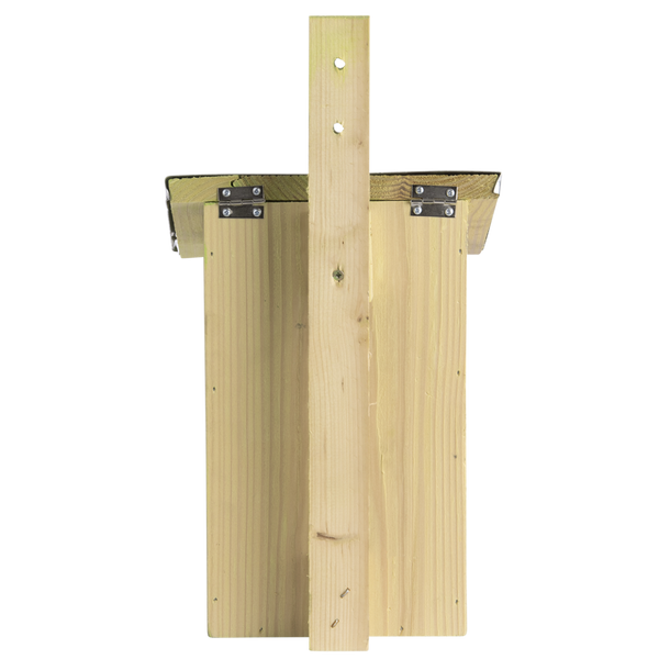 Spiegel koolmees vogelhuisje