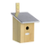 Spiegel koolmees vogelhuisje