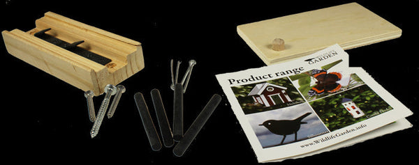 Multiholk Art Deco – Design Vogelhuis & Voederhuis (FSC Hout)