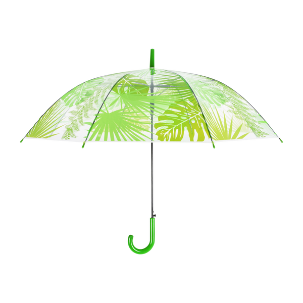 Paraplu transparant jungle bladeren