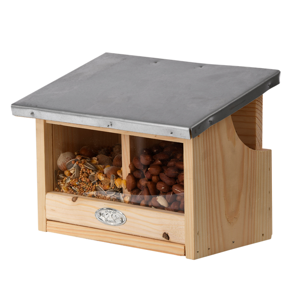 Eekhoorn voederhuis dubbel