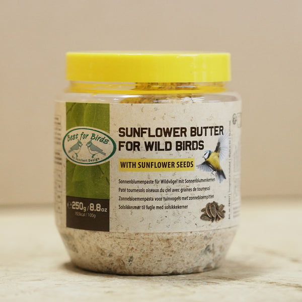 Zonnebloempasta voor tuinvogels