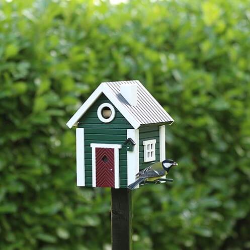 Vogelhuisje Stugan Plus 2-in-1 Lariks-hout | Wildlife Garden