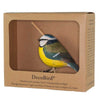 Vogelbeeldje Pimpelmees – Handgesneden Houten Decoratievogel | DecoBird Wildlife Garden – foto 3