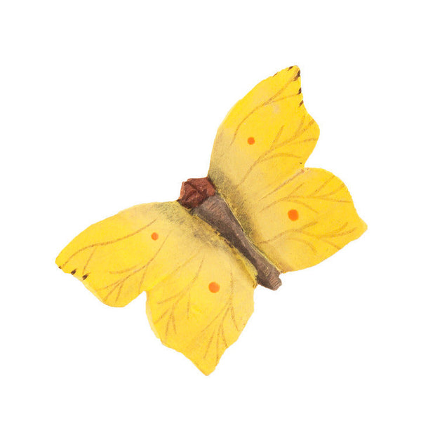 Decoratief Vlinderbeeldje Citroenvlinder – Houten Tuindecoratie | Wildlife Garden