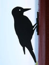 Vogelsilhouet Bonte Specht – Metalen Tuindecoratie voor Schutting & Balkon | Wildlife Garden – foto 2