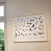 Wandkaart Tuinvogels