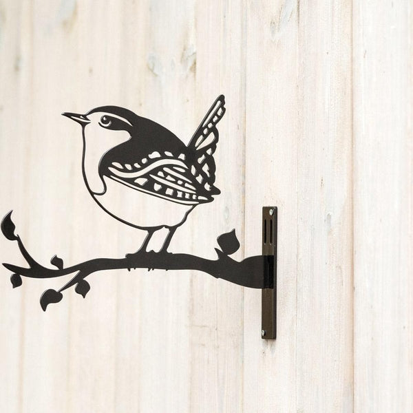Metalen vogel winterkoning