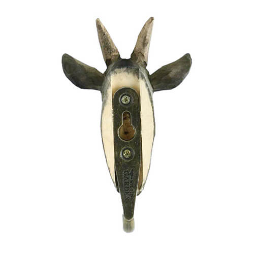 Kledinghaak Geit – Decoratieve Houten Wandhaak | Wildlife Garden – foto 2