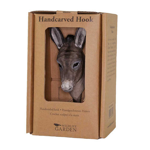 Kledinghaak Ezel – Decoratieve Houten Wandhaak voor de Kinderkamer | Wildlife Garden – foto 5