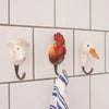 Kledinghaak Haan – Decoratieve Houten Wandhaak voor de Kinderkamer | Wildlife Garden – foto 3
